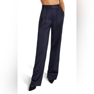 Favorite Daughter The Favorite Satin Pant in Navy